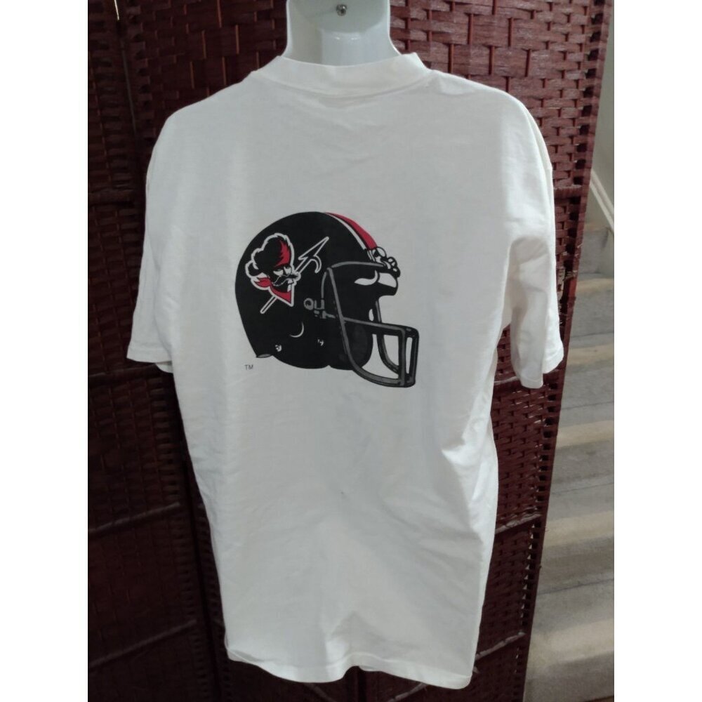 Vintage 90s Ottawa Rough Riders T Shirt CFL Canada Double Sided XL Football